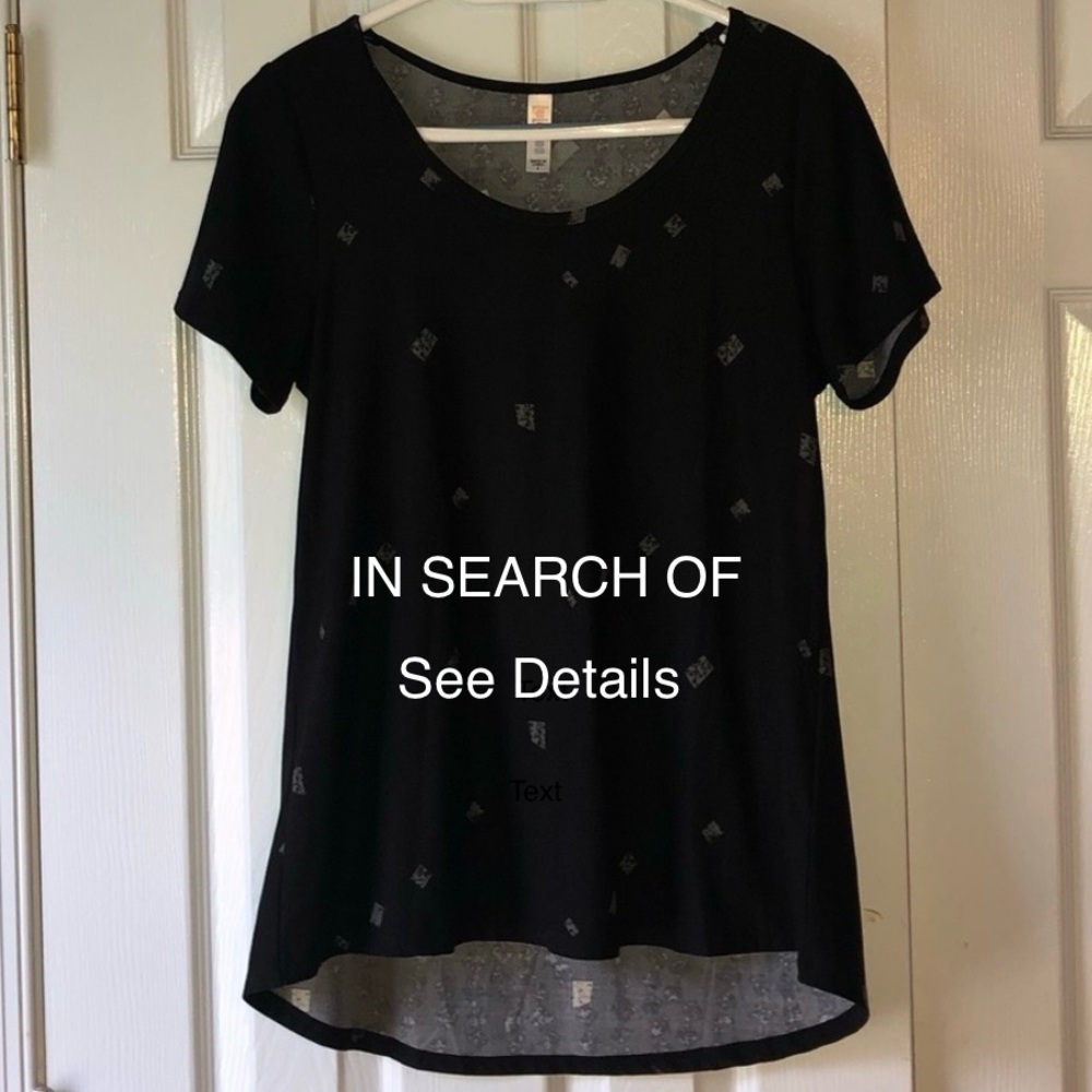 ISO LuLaRoe ULTRA SOFT Classic Tee 92% Polyester 8% Spandex Small Colors Below